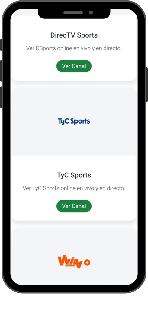 Screenshot Of Futbol Libre App