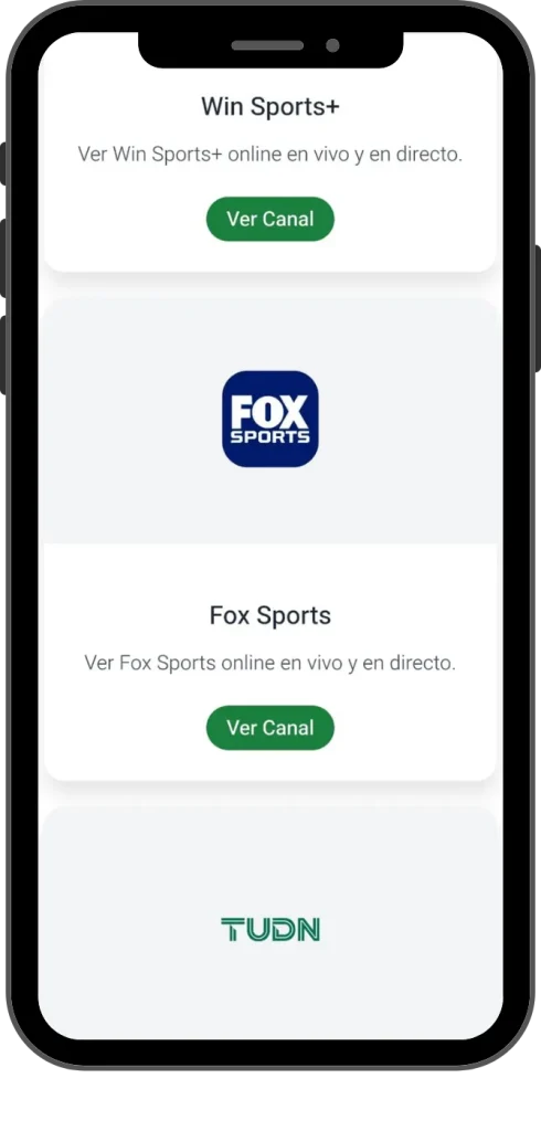 Screenshot Of Futbol Libre App